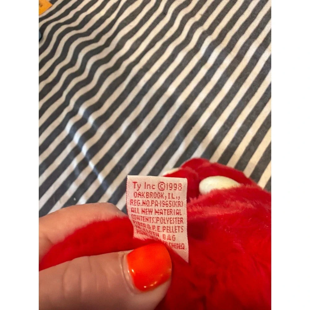 Ty Beanie Buddies Snort the Bull Red Plush Stuffed Animal 1998 Vintage Toy